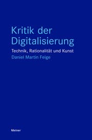 Cover von Kritik der Digitalisierung