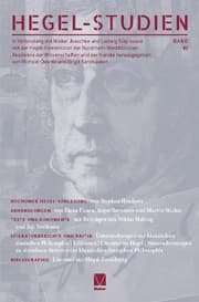 Cover von Hegel-Studien 49