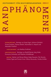 Cover von Randphänomene