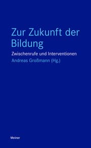 Cover von Zur Zukunft der Bildung