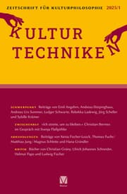Cover von Kulturtechniken