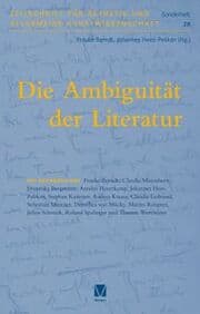 Cover von Die Ambiguität der Literatur