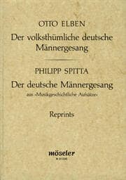 Cover von Der volksthümliche deutsche Männergesang (Reprint der 2. Auflage 1887)