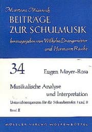 Cover von Musikalische Analyse und Interpretation