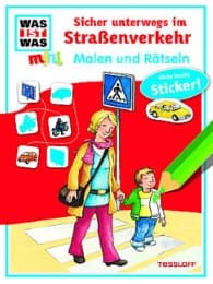Cover von Malen und Rätseln: Sicher unterwegs im Straßenverkehr