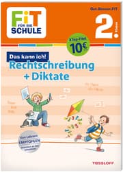 Cover von Das kann ich! Rechtschreibung + Diktate 2. Klasse