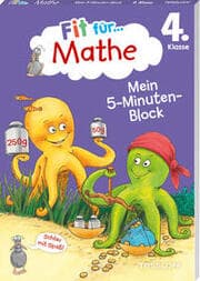 Cover von Fit für Mathe 4. Klasse. Mein 5-Minuten-Block