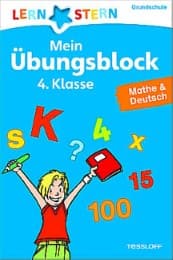Cover von Mein Übungsblock 4. Klasse: Mathe & Deutsch