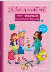 Cover von Sticker-Anziehbuch. Beste Freundinnen