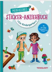 Cover von Mein kleines Sticker-Anziehbuch. Im Kindergarten