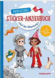 Cover von Mein kleines Sticker-Anziehbuch. Auf der Ritterburg