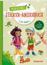 Cover von Mein kleines Sticker-Anziehbuch. Im Wald