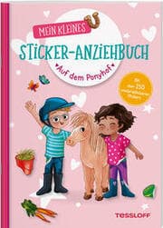 Cover von Mein kleines Sticker-Anziehbuch. Auf dem Ponyhof
