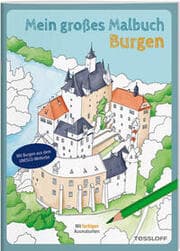 Cover von Mein großes Malbuch. Burgen
