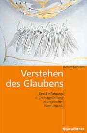 Cover von Verstehen des Glaubens