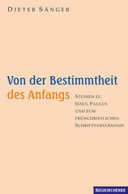 Cover von Von der Bestimmtheit des Anfangs