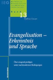 Cover von Evangelisation, Erkenntnis und Sprache