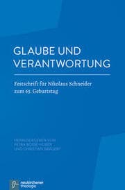 Cover von Glaube und Verantwortung
