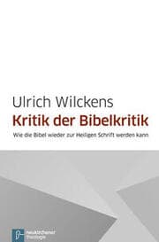 Cover von Kritik der Bibelkritik