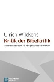 Cover von Kritik der Bibelkritik