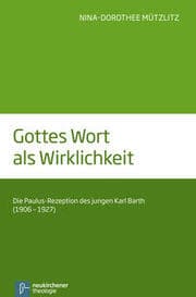 Cover von Gottes Wort als Wirklichkeit