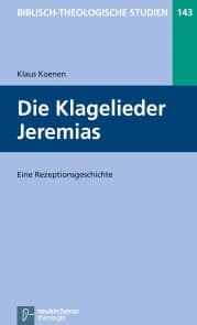 Cover von Die Klagelieder Jeremias