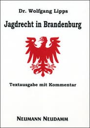 Cover von Jagdrecht in Brandenburg