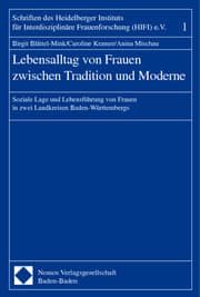 Cover von Lebensalltag von Frauen zwischen Tradition und Moderne