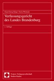 Cover von Verfassungsgericht des Landes Brandenburg