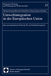 Cover von Umweltintegration in der Europäischen Union