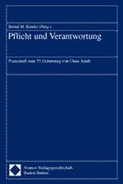 Cover von Pflicht und Verantwortung