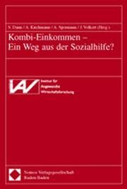 Cover von Kombi-Einkommen - Ein Weg aus der Sozialhilfe?