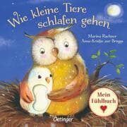 Cover von Wie kleine Tiere schlafen gehen. Mein Fühlbuch