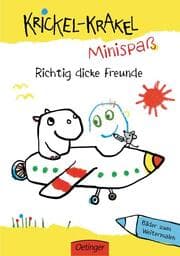 Cover von Krickel-Krakel-Minispaß: Richtig dicke Freunde Bilder zum Weitermalen