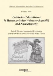 Cover von Politischer Liberalismus in Hessen zwischen Weimarer Republik und Nachkriegszeit