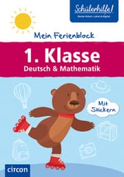 Cover von Mein Ferienblock 1. Klasse: Deutsch & Mathematik