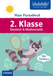 Cover von Mein Ferienblock 2. Klasse: Deutsch & Mathematik