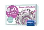 Cover von 50 cozy Karten zum Ausmalen - Relaxen mit Mandalas