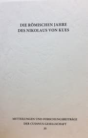 Cover von Mitteilungen und Forschungsbeiträge der Cusanus-Gesellschaft