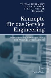 Cover von Konzepte für das Service Engineering