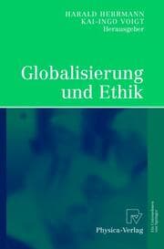 Cover von Globalisierung und Ethik