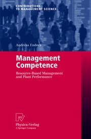 Cover von Management Competence