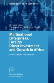 Cover von Multinational Enterprises, Foreign Direct Investment and Growth in Africa
