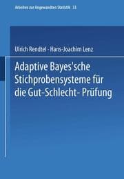 Cover von Adaptive Bayessche Stichprobensysteme für die Gut-Schlecht-Prüfung