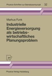 Cover von Industrielle Energieversorgung als betriebswirtschaftliches Planungsproblem