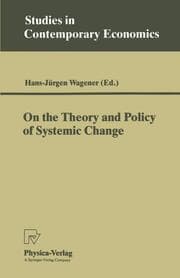 Cover von On the Theory and Policy of Systemic Change