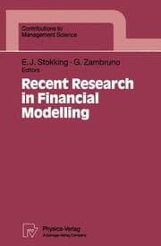 Cover von Recent Research in Financial Modelling