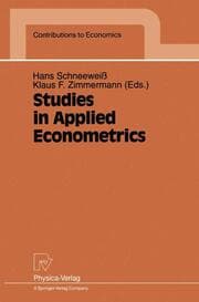 Cover von Studies in Applied Econometrics