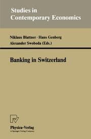 Cover von Banking in Switzerland