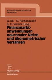 Cover von Finanzmarktanwendungen neuronaler Netze und ökonometrischer Verfahren